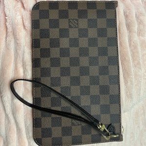 Louis Vuitton Damier ebene MM/GM rose ballerine lining